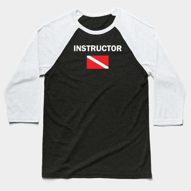 SCUBA DIVING INSTRUCTOR Baseball T-Shirt by WAADESIGN